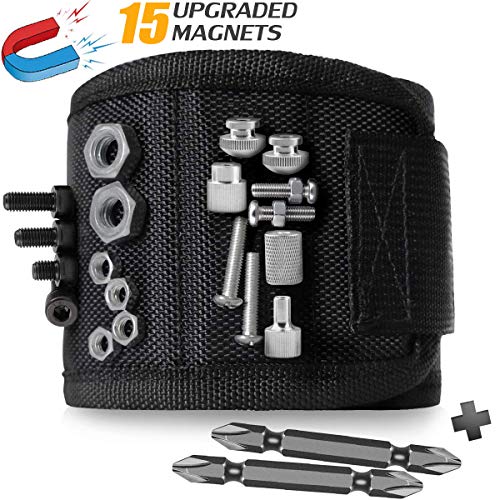 Magnetic wristband for Holding Tools with Strong Magnets for Holding Tools, Screws, Nails