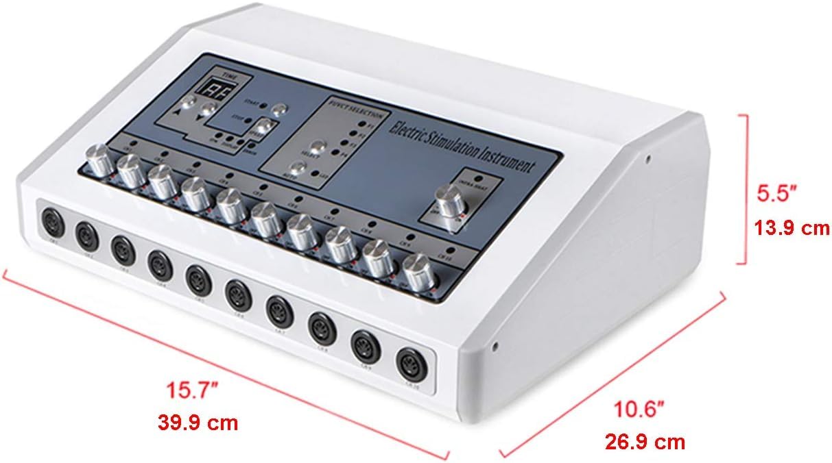 Elitzia Mikrostrom-Körperformer Elektronischer Muskelstimulator Fitness-EMS-Training TENS-Gerät zur Gewichtsreduktion Hautstraffung Bruststraffung Muskelregeneration ETKYDS871