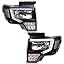 Clear Lens Black Housing Clear Reflector