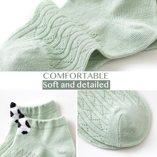 Summer Thin Cotton Short Socks Cartoon Car Crane Fashion for Kids, Mesh Ankle Socks for Boys and Girls Baby Crew Socks4