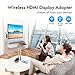 iOS Wireless HDMI Display Adapter,4k 1080p WiFi Streaming Movies Device Receiver Dongle for iPhone iPad,Tiktok YouTube Mirroring to TV, HD Video Sync,Not Support Netflix(1PC)