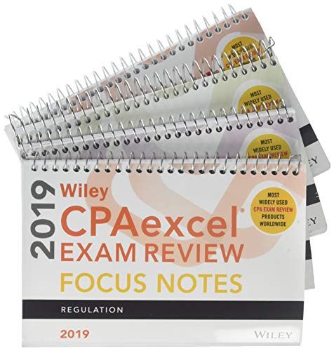 Wiley CPAexcel Exam Review 2019 Focus Notes: Complete Set