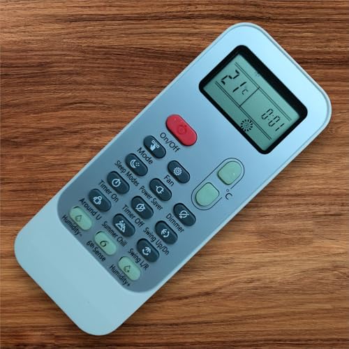 Image of AMAZOR Compatible /Replacement Whirlpool AC Remote Control - Suitable for 1 Ton, 1.5 Ton, 2 Ton Split & Window AC (Exact Matching Remote Required) (Model 15 Same)