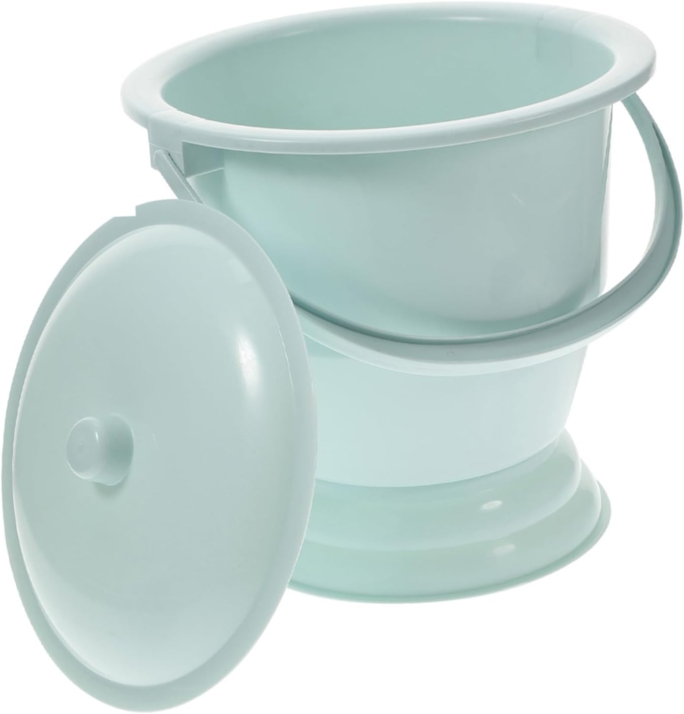 ERINGOGO 1pc Thickened Urine Pot with Lid Portable Chamber Pot for Home Use Night Urinal Bucket for Adults and Pregnant Women