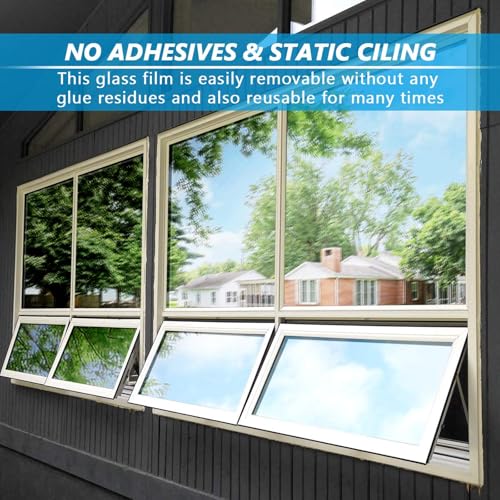 Vinilo para ventanas LEMON CLOUD plateado 35.4 in x 157.4 in miniatura 3