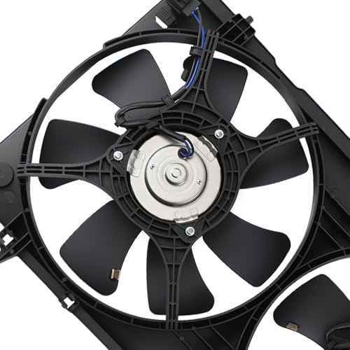 Image of maXpeedingrods Dual Radiator Cooling Fan Assembly w /Shroud for Subaru Forester 2004-2008 H4 2.5L 45121FE001 45122SA000 FA70507