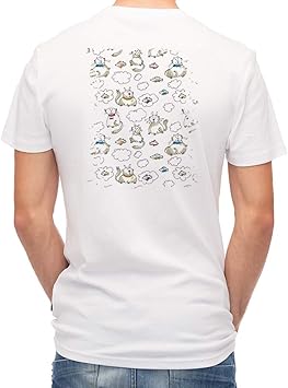 Amazon Anglerslife Tシャツ ほのぼの猫の手書きイラスト United Athle ユナイテッドアスレ ホワイト 白 ポリエステル100 4 1oz Utf30 Anglerslife シャツ