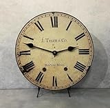 1910 English Longcase Wall Clock | Ultra Quiet Quartz Mechanism | Hand Made in USA Beautiful Crisp Lasting Color | Comes in 8 Sizes | 10 Inch