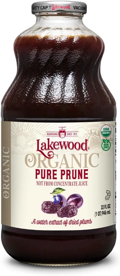 Lakewood Organic 100% Juice Pure Prune (1 X 32 FL OZ)