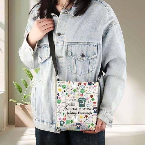 JNIAP Johnny Inspired Crossbody Bag Johnny & Shannon Gift Tommen College Gift Romance Book Inspired Shoulder Bag4