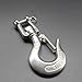 316 Stainless Steel Clevis Slip Hook with Swivel Lifting and Safety Latch - American Type - 3/8 Inch - 2200lbsf - Rigging Accessories Chain Hook