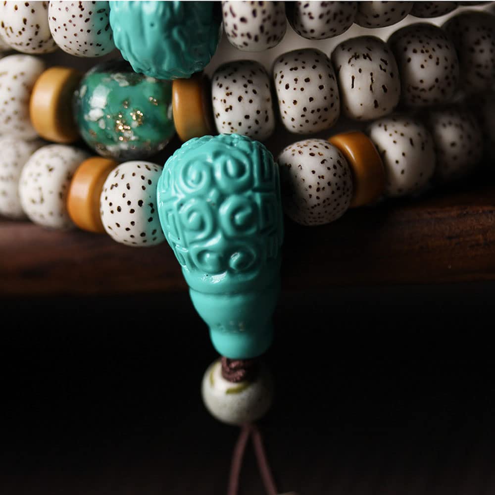 Hainan Star Moon Bodhi Beads 108 Buddha Rosario for la