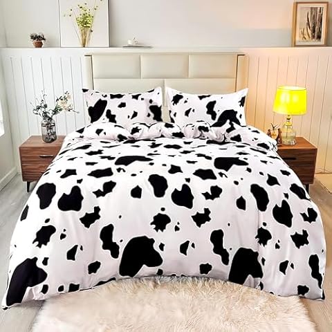 SDY Kids Full Cow Duvet Cover Set Cover
