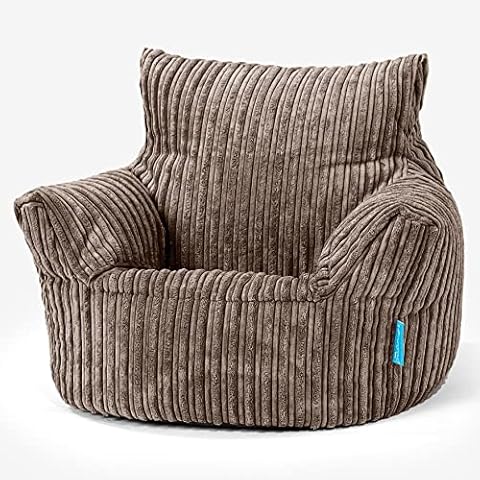 Lounge Pug - CORD - CHILDRENS Armchair - Kids Bean Bags UK - Mocha Brown Cover