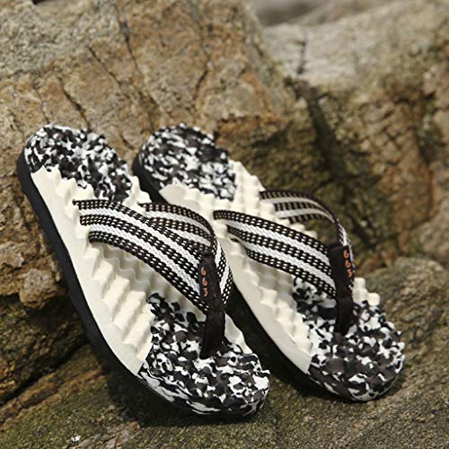 Mens ls Flip Flops for Men Beach Slippers, Mens Thong ls Indoor and Outdoor Beach ls, Foot Age Summer ls Comfortable and Breathable (Color : Brown, Size : EUR39) (Brown EUR44)4