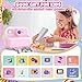 TOZDTO Kids Camera Instant Print,1080P HD Dual Lens Selfie Camera Toys for Girls & Boys Ages 3-12, Instant Photo Printing with 3 Rolls of Paper & 32GB Card, Christmas Birthday Gift for Toddlers (Pink)
