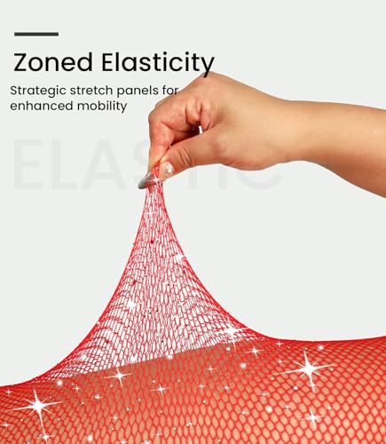 Image of Plus Size Fishnet Tights Sparkle Stockings Glitter Pantyhose High Waist Fine Mesh Stockings Value Pack of 2