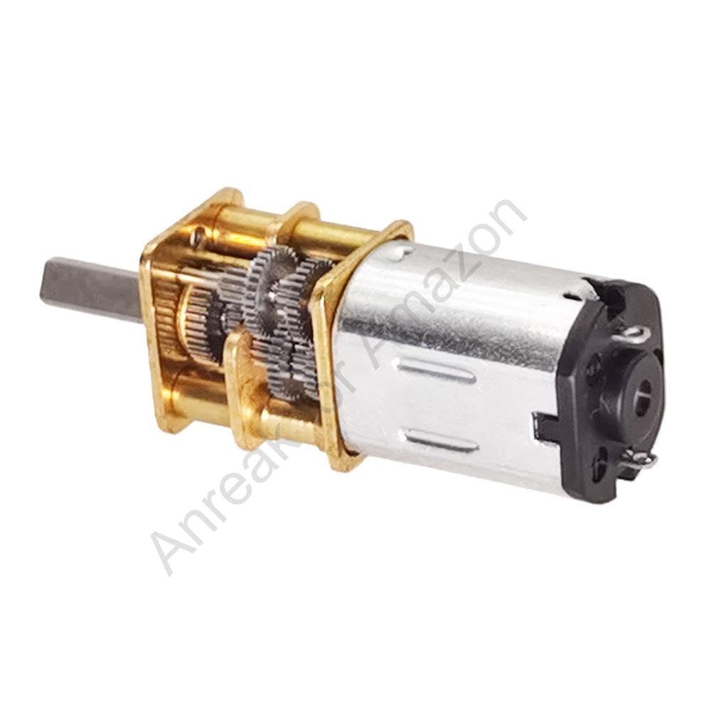 Motore Ingranaggi Metallico DC 9V 105RPM - Mini Motore Per Progetti Fai Da Te E Robotica | Albero 3mm - Foto 3