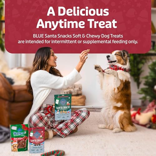 Blue Buffalo Santa Snacks Chicken Dog Treats, 4.5 oz - image 9