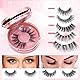 Magnetische Wimpern, Aikvigss Verbesserter Kit für magnetische Wimpern und Wimpern, magnetische Wimpern mit Eyeliner, falsche Wimpern 5 Paar mit Pinzette, einfach zu tragen