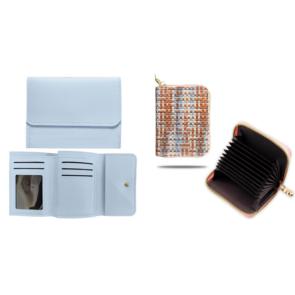 Women's Wallet -Stylish and Compact Purse Clutch Wallet for Women, Stylish Card Coin + Wallet for Unisex - The Ultimate Stylish and Compact Credit, Debit, ATM Card Holder Organizer-image-33