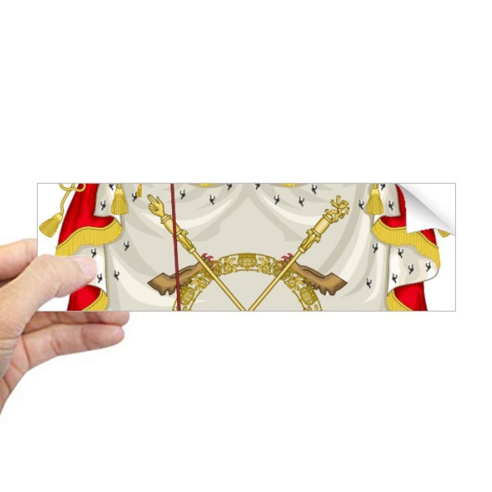 Sticker rectangulaire Belgique DIYthinker autocollant de fenêtre
