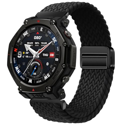 [PONATTENO] oh݊For Amazfit T-rex 3 Pro 48mmX}[gEHb`ɑΉoh xg e͐ ҂ݍ݌pXgbv Czt ȒPt ʋC i߉\ (ubN)