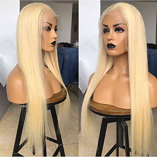 Tuneful 28 Inch 613 Lace Front Wig Human Hair Transparent Lace 220% Density Straight 613 HD Lace Frontal Wig Human Hair 13x4 Blonde Lace Front Wigs Human Hair Pre Plucked with Baby Hair - Image 5