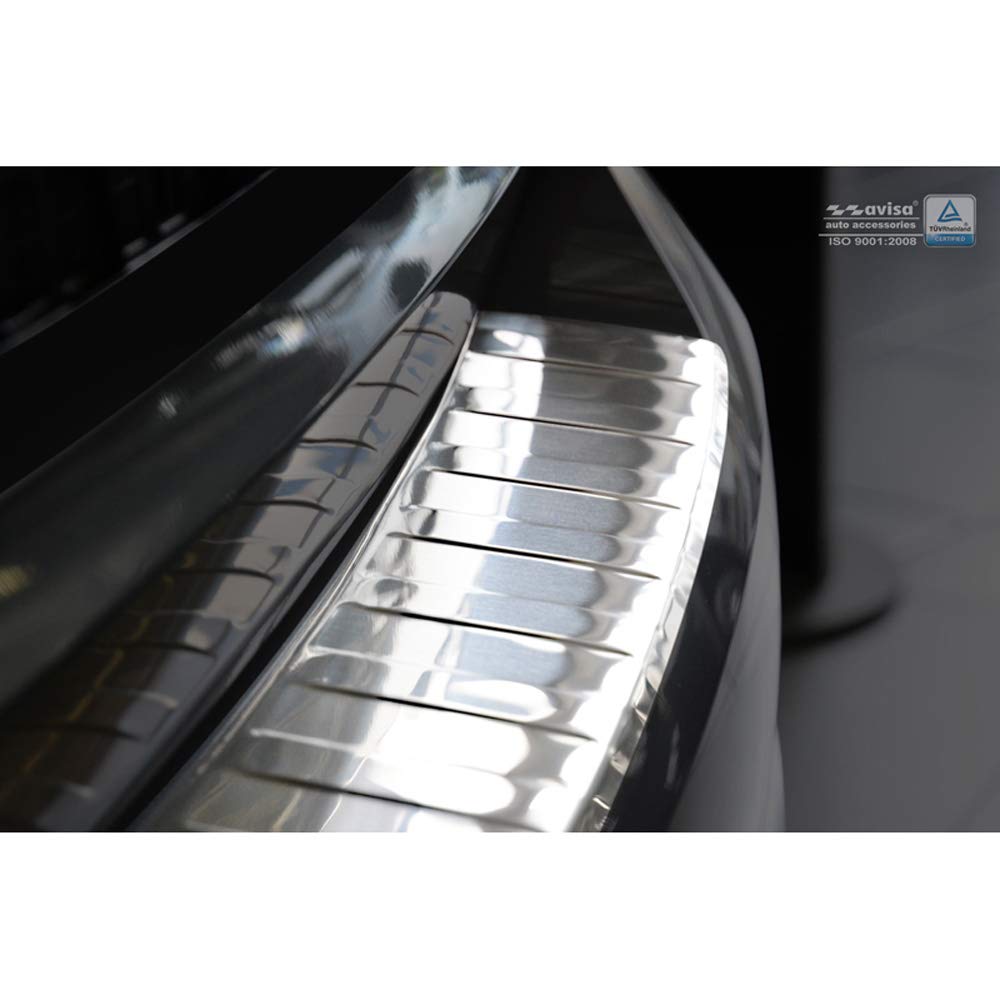 Avisa Zwart RVS Achterbumperprotector Passend Voor Volvo XC60 II 2017 2021 Facelift 2021 Avisa Zwart RVS Achterbumperprotector Passend Voor Volvo XC60 II 2017 2021 Facelift 2021