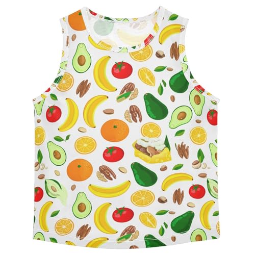Tomato Nuts Boys Tank Tops Sleeveless Tank Top Shirts Undershirts for Summer,3T