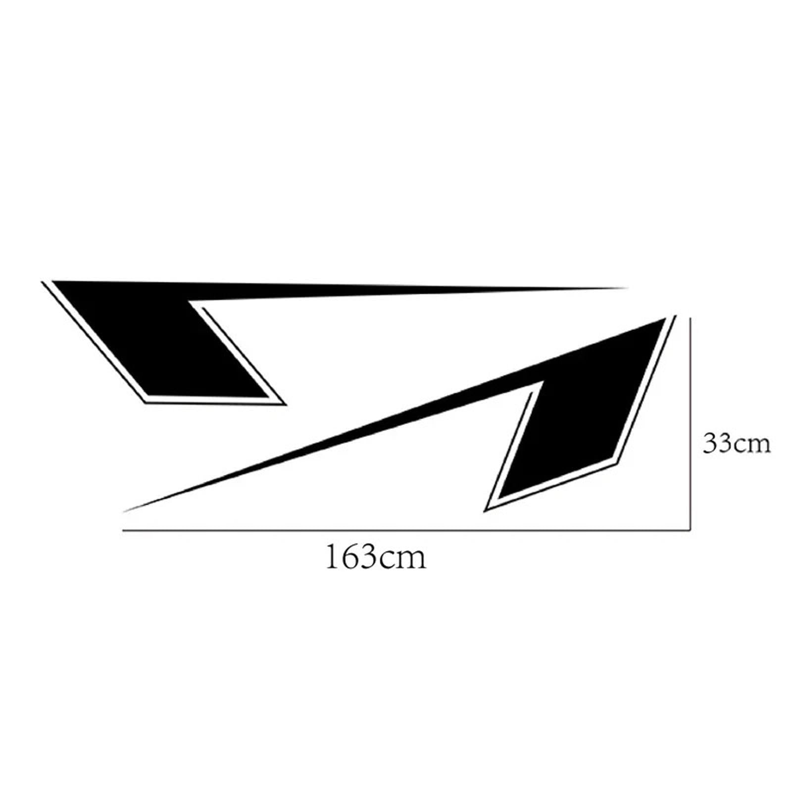 7 figurek Naklejka boczna samochodu Flaga Stripe Latte Naklejka samochodowa, pasuje do Ford Mustang F150 Do naklejki samochodowej BMW E60 E90 E46
