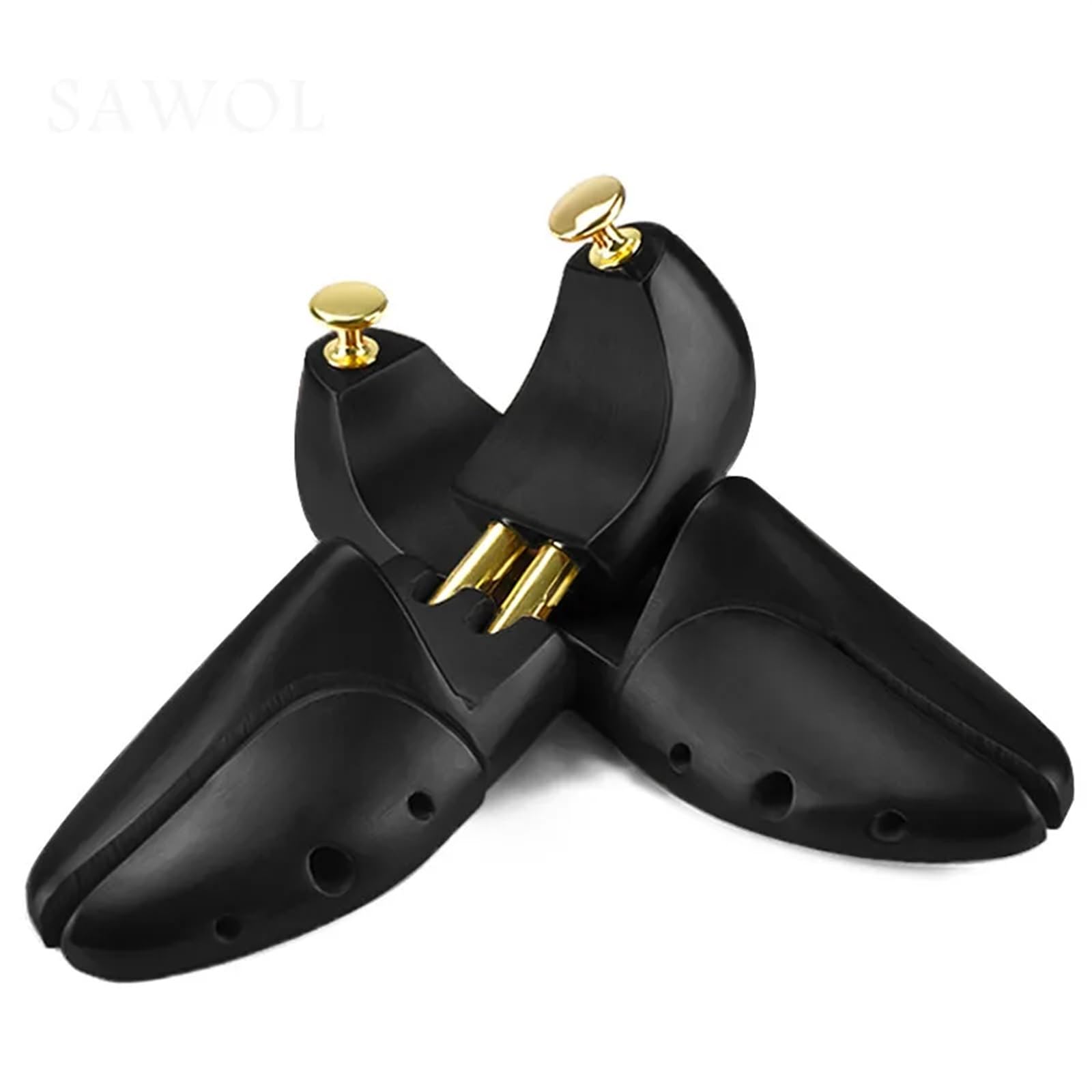 Expansor de árbol zapatos madera, cuero genuino, mujer y hombre, zapatillas deporte, ensanchador moldeador, soporte Ancho Ajustable