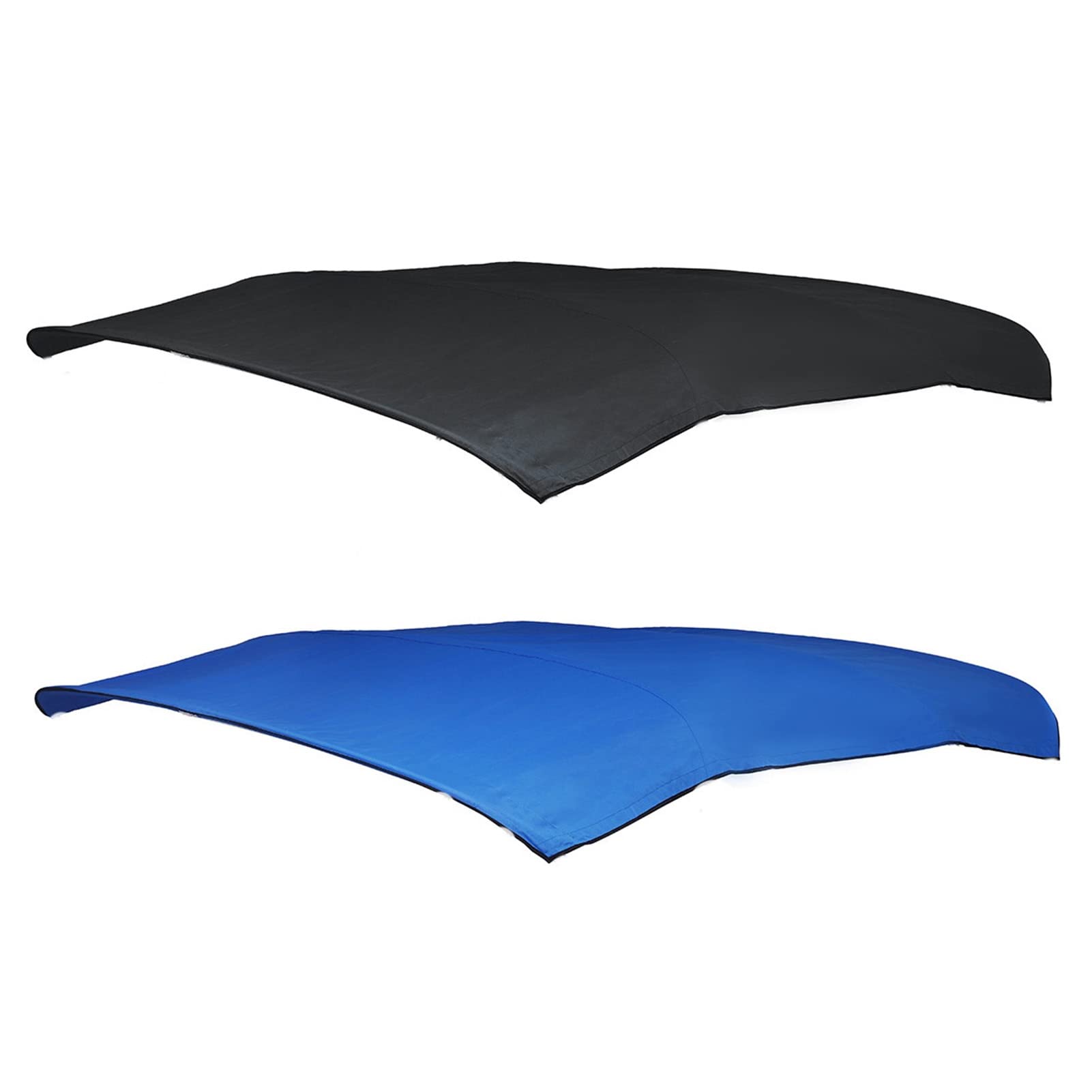HUIOP Copertura della barca,Telo copribarca impermeabile e resistente ai raggi UV Telo copri tendalino per yacht con cerniera senza telaio Adatto a 3 archi 73''-78''W