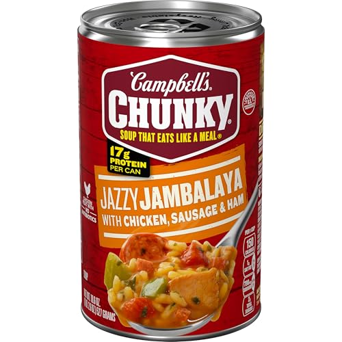 Image of Campbell's Chunky Jazzy Jambalaya with Chicken, Sausage & Ham Soup, 18.6 Oz