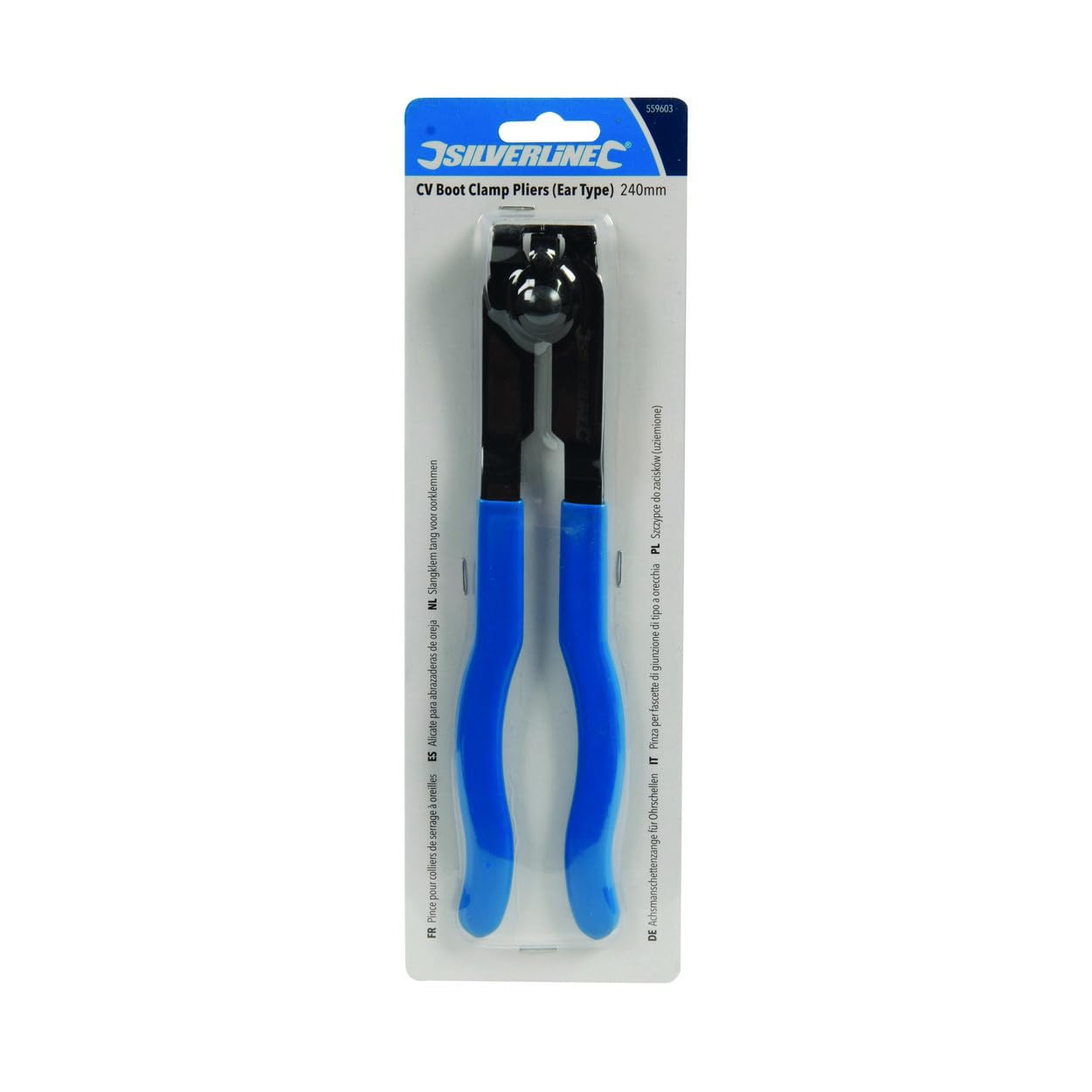 Silverline 559603 Pince pour colliers de serrage à oreilles 240 mm