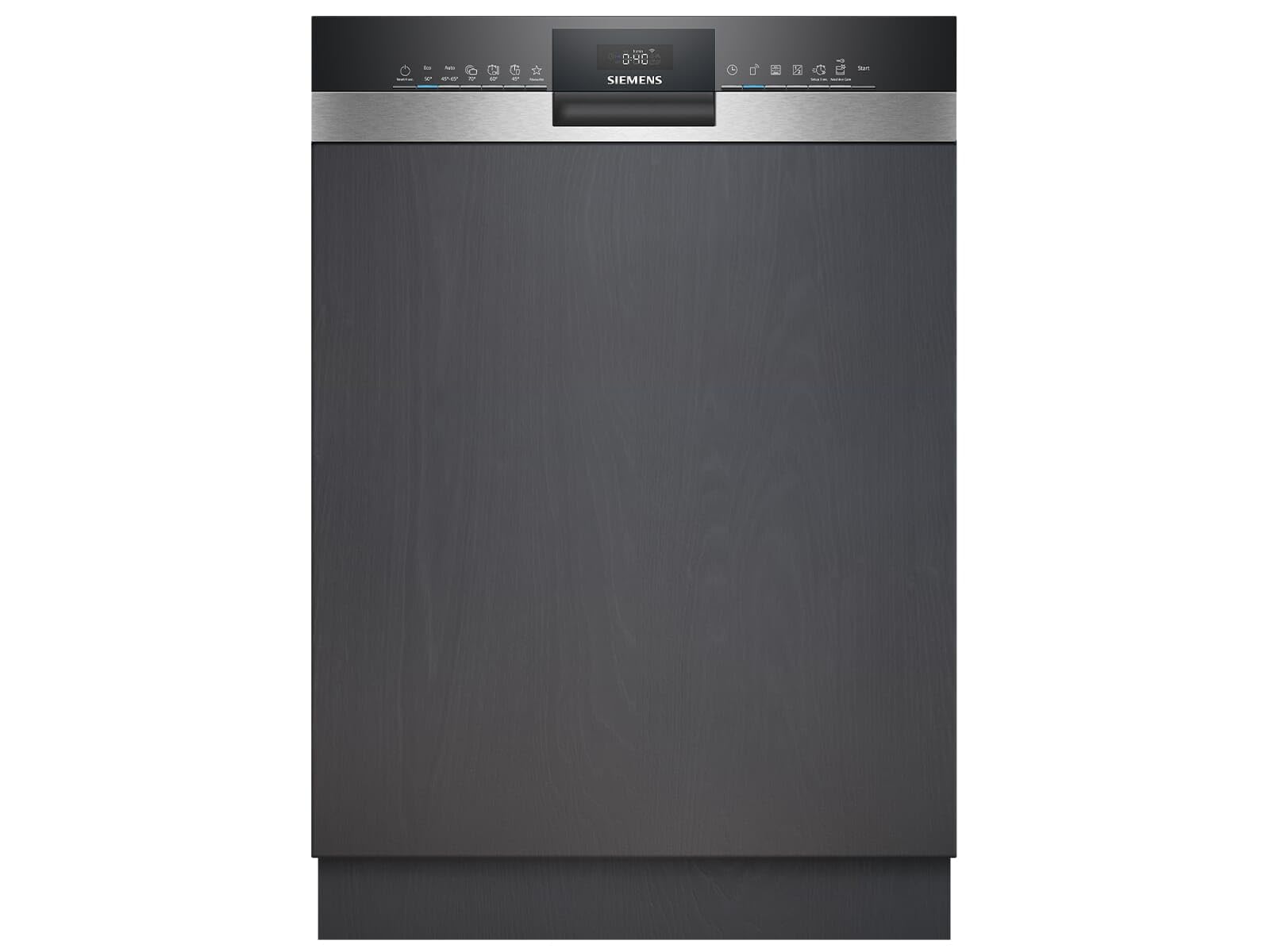 Siemens SX53ES22CE, iQ300 - Lavastoviglie intelligente, parzialmente integrata, XXL, 60 cm, apertura automatica della porta all'estremità del programma, particolarmente silenziosa, intesiveZone,