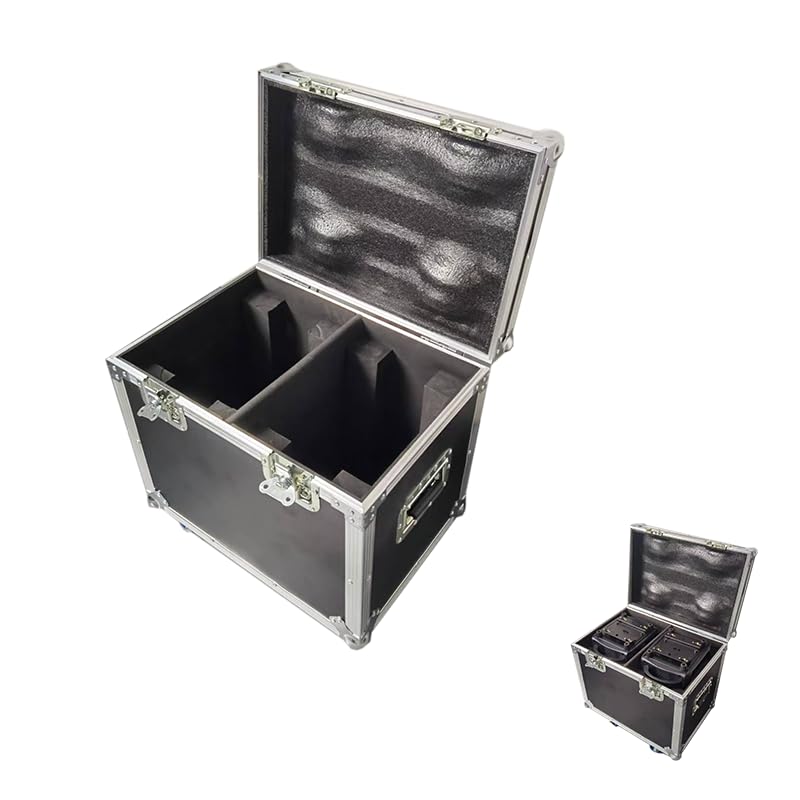 1 Flightcase para Led 19X15W Beam Zoom Wash RGBW 4in1 Cabeza Móvil Etapa Luz DMX Dj Bar Fiesta Boda Efecto (SIN Luz)
