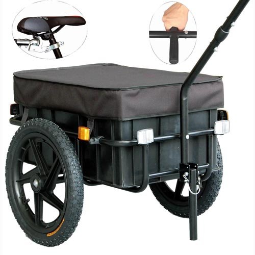 TIGGO 16” Lastenanhänger &amp; Handwagen Fahrradanhänger 60kg Zuladung