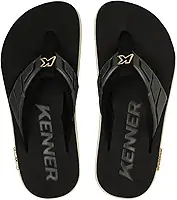 Chinelo Kenner Kivah Full Force Gold Preto