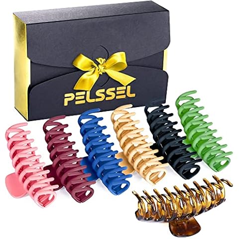 PELSSEL Haarspange Damen Haarklammern Set 7 Stück -Verschied. Farben Cover