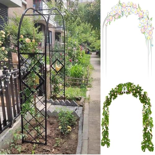 Arche de jardin en métal résistante au vent et modulable - 5