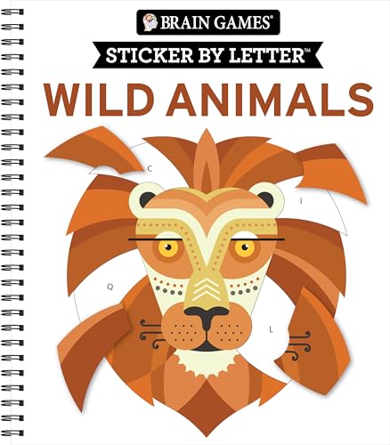 Image of Brain Games - Sticker by Letter: Wild Animals