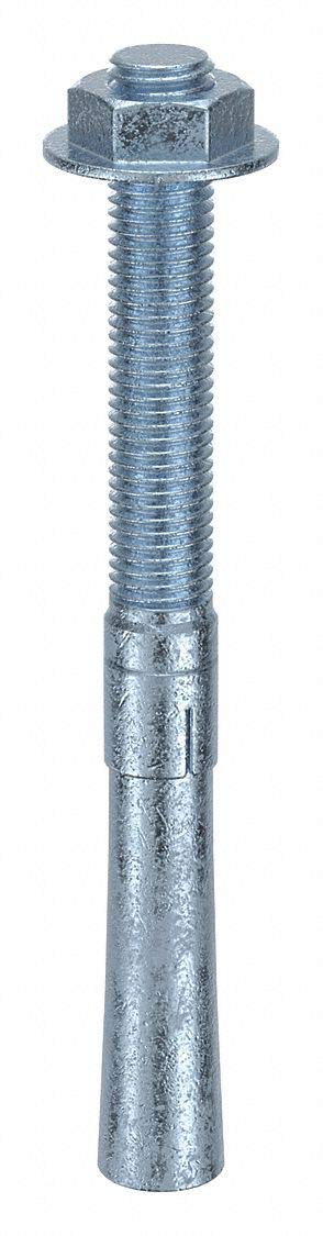 Wedge Anchor, Zinc Plated, 3/4x8 1/2, PK5