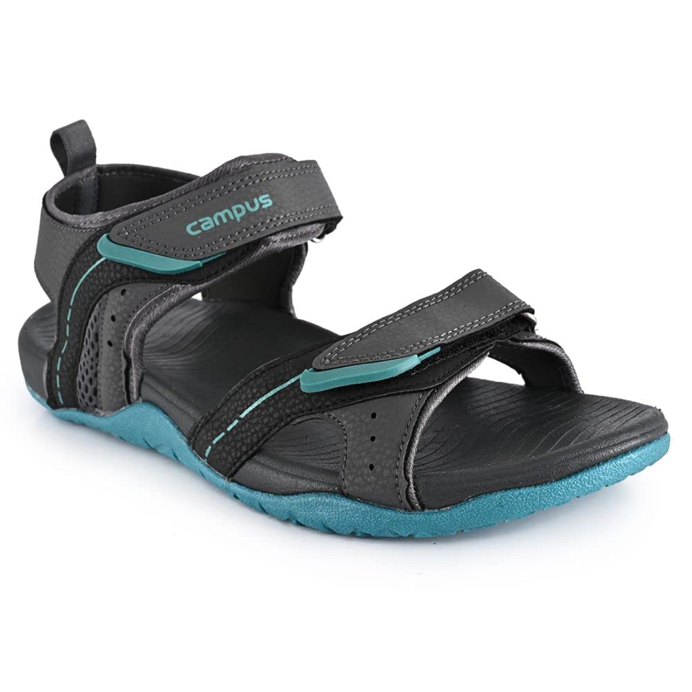 Campus Mens SD-067 D.Gry/BLK/T.BLU Sports Sandals - 7UK/India 3K-SD-067 (B089WH3DH2) Amazon Price History, Amazon Price Tracker