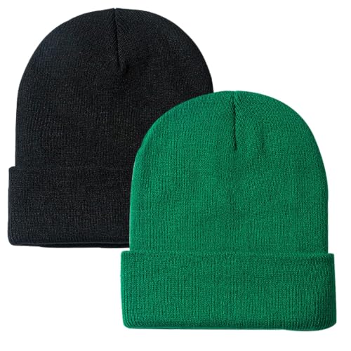 Image of ZOORON Beanie for Men Women Slouchy Winter Beanie Hats Cuffed Skull Caps