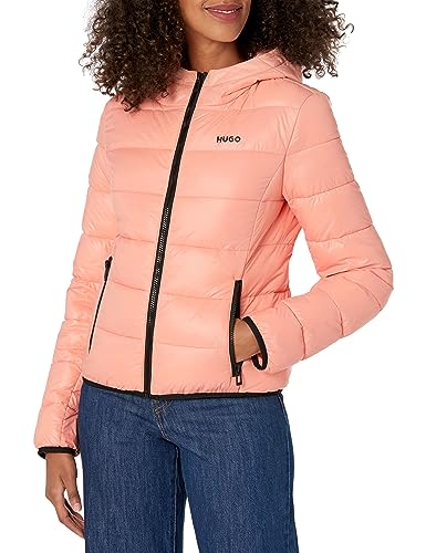 Doudoune légère à capuche HUGO pour femme veste noire