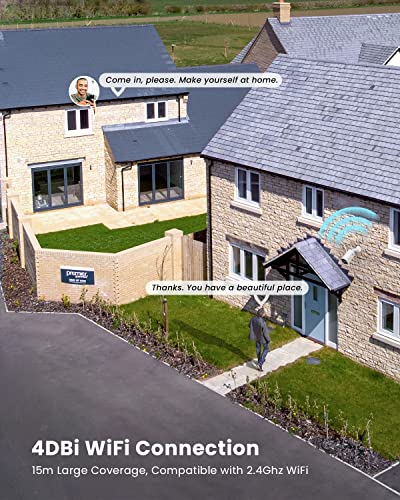 image for Security Cameras Wireless Outdoor, 2K Outdoor Security Cameras with Sp