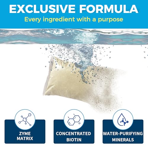 Image of LMJP Pond Clarifier Treatment - 36 Packets Natural Pond Water Clear for Outdoor Lakes - Beneficial Enzymes to Improve Water Clarity & Eliminate Odor - Treats Up to 432,000 Sq Ft