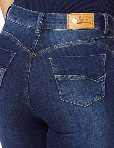 Cigarrete Push Up, Feminino, Sawary Jeans, Indigo, 44