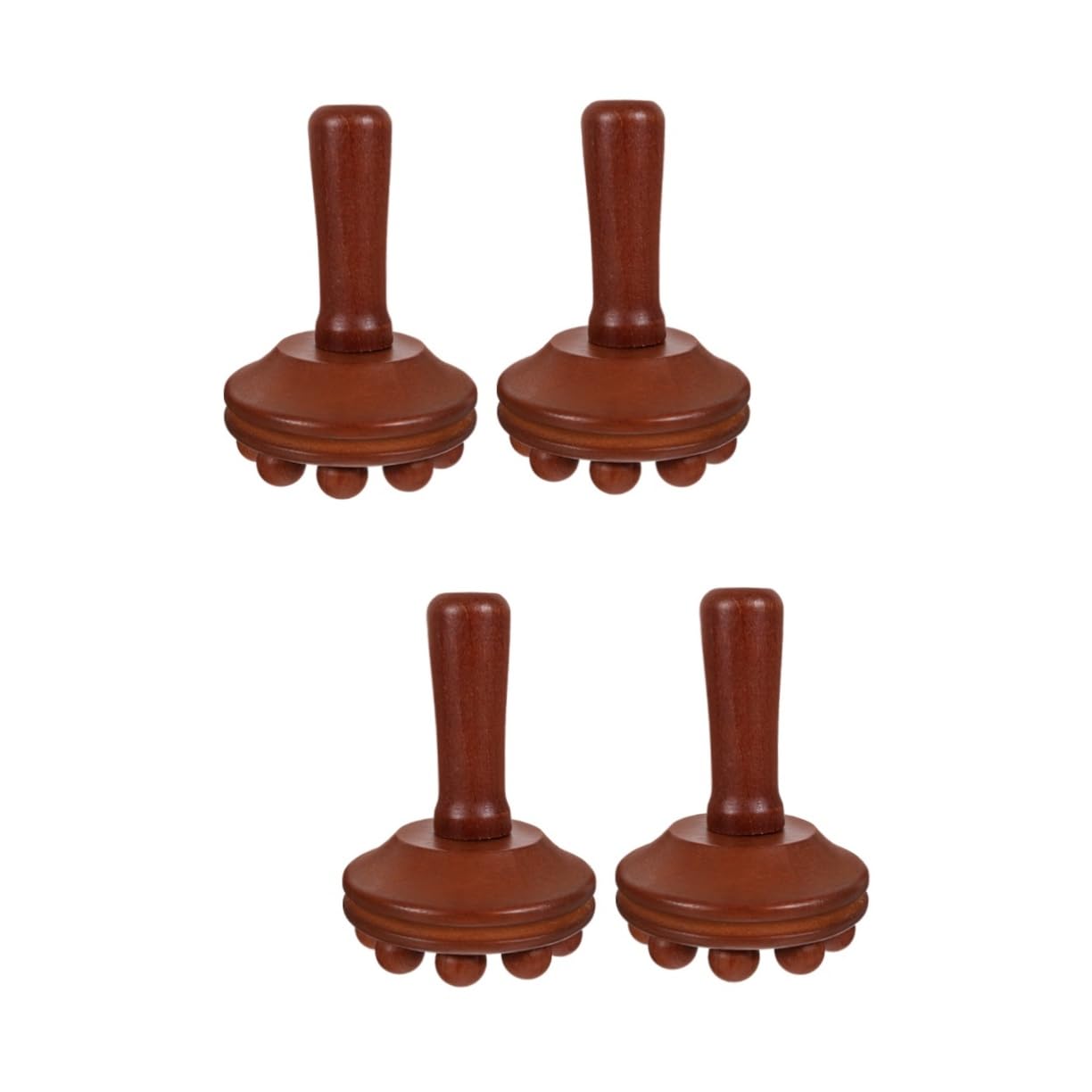 SHERCHPRY 2 Series Masaje De Madera Herramienta De Masaje Manual Muscular De Acupuntura Compacto Y Portátil Espalda Y Cuerpo 2 Piezas*2